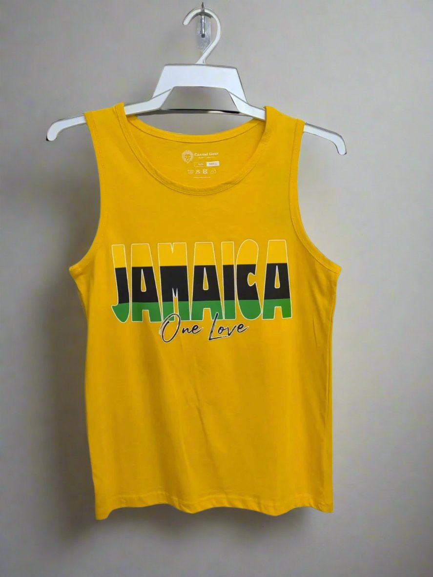Jamaica tank top-yellow