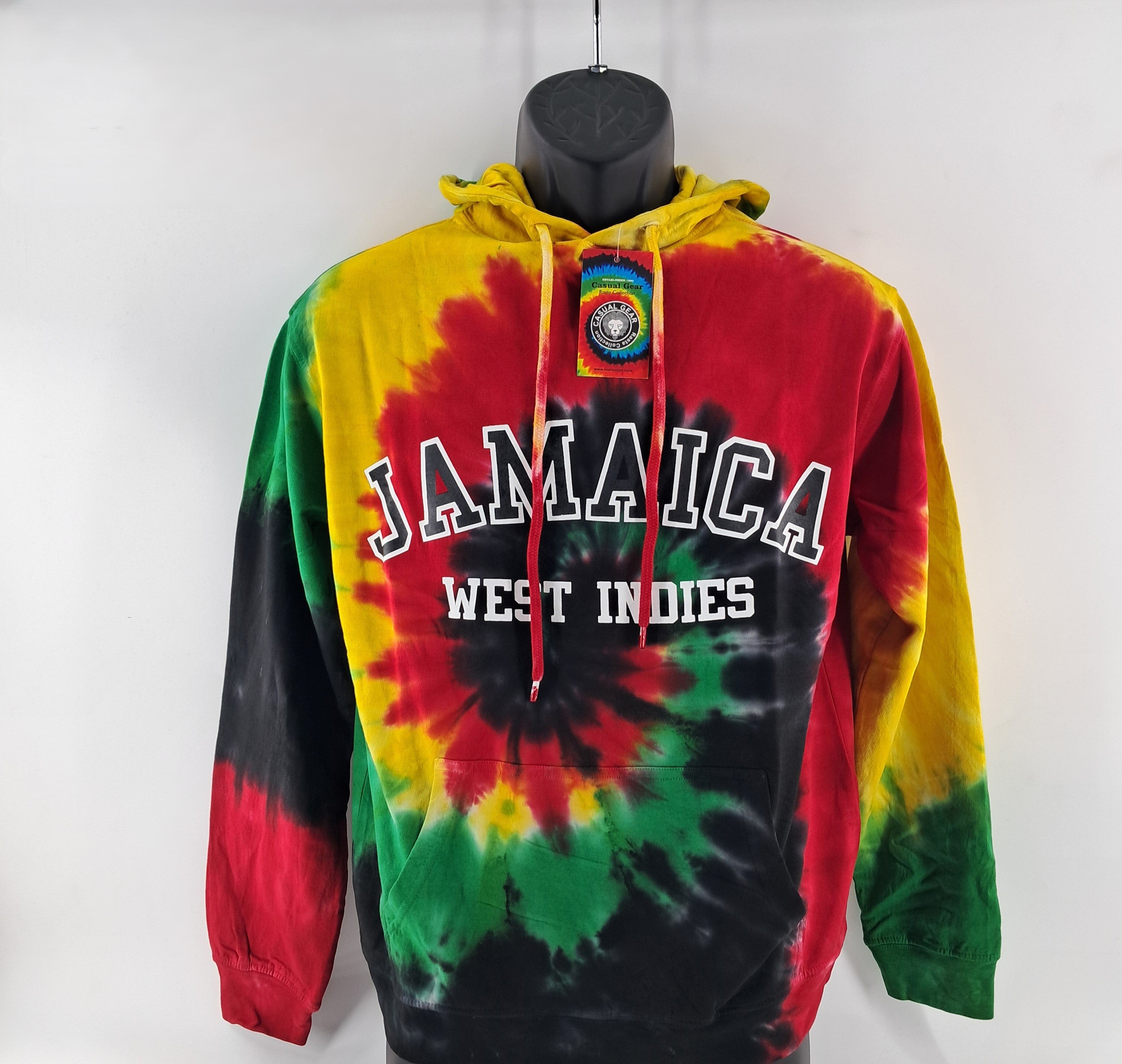 Jamaica rasta tie dye Hoodie One Love Jamaica