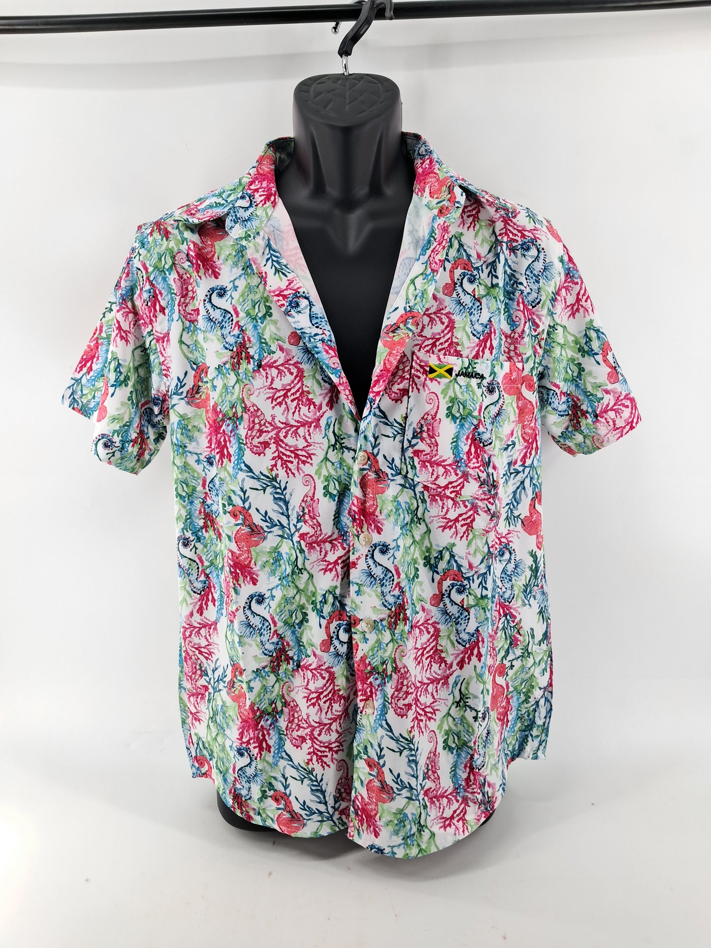 Aloha resort wear shirt- Seahorse print