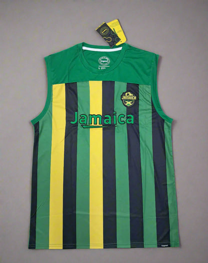 Jamaica Striped Jersey Gymwear Tanktops