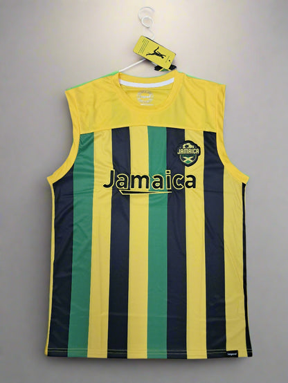 Jamaica Striped Jersey Gymwear Tanktops