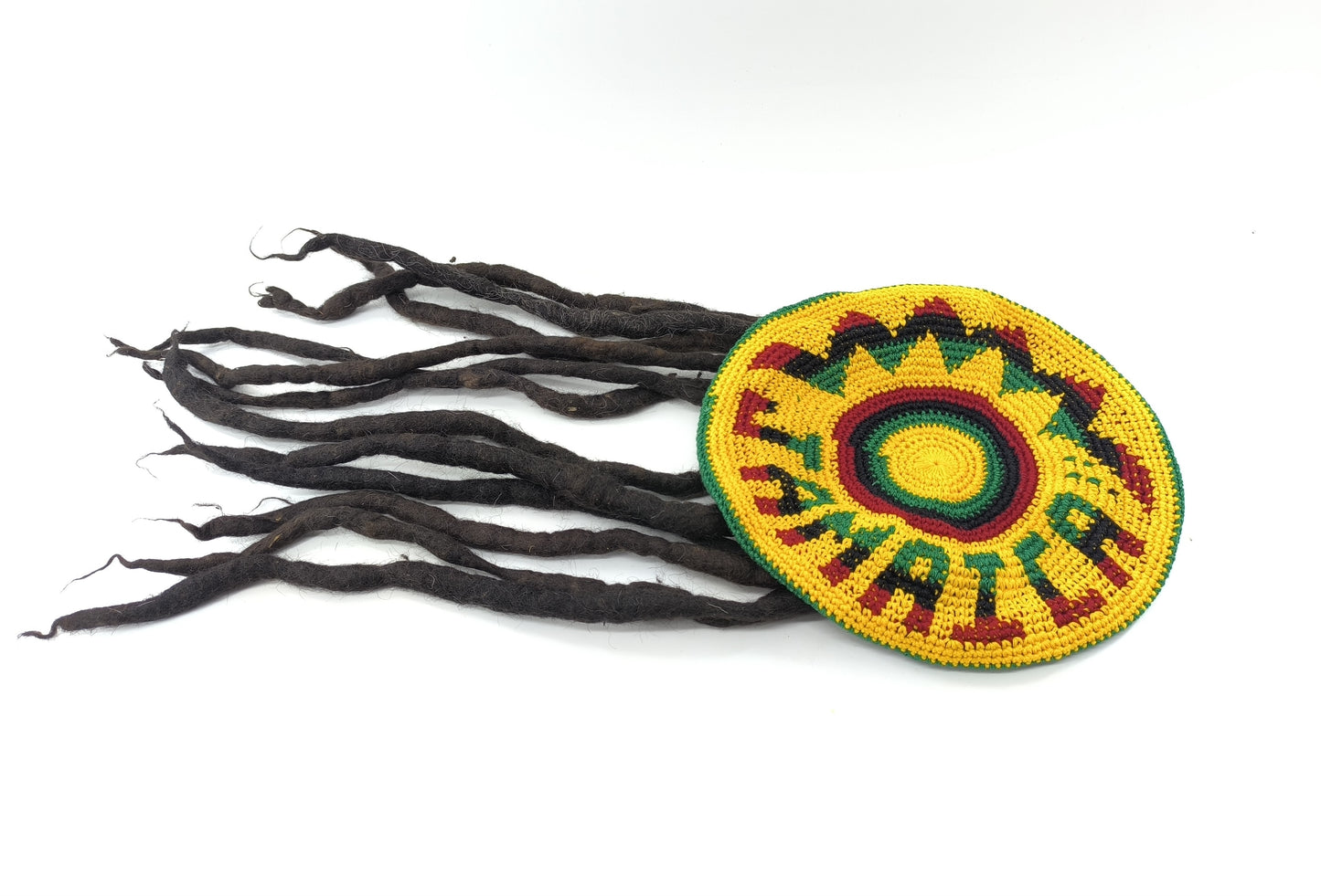 Jamaican Rasta Tam with locks