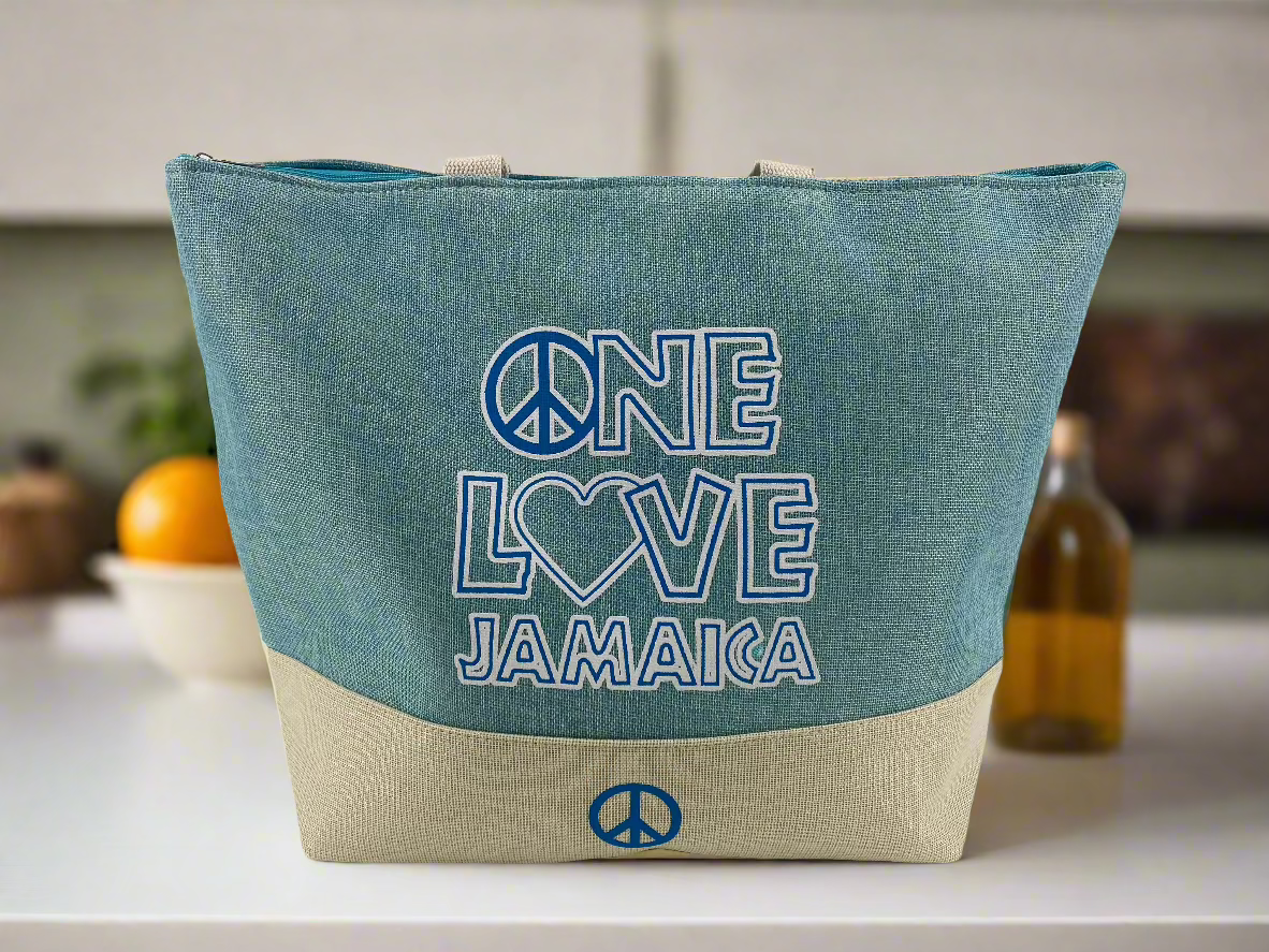 One Love Jamaica Beachbag