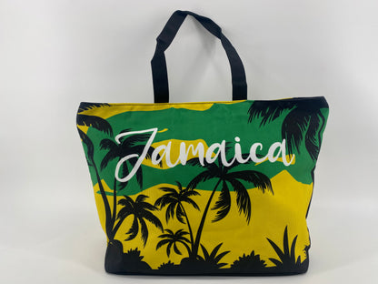 Short Handle Jamaican Totebag