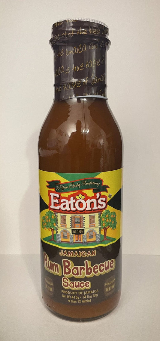 Eaton’s Rum BBQ Sauce From Jamaica 17 Oz (Pack of 2)