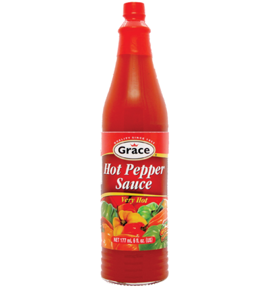 Grace Hot Pepper Sauce 3 oz (Pack of 3)