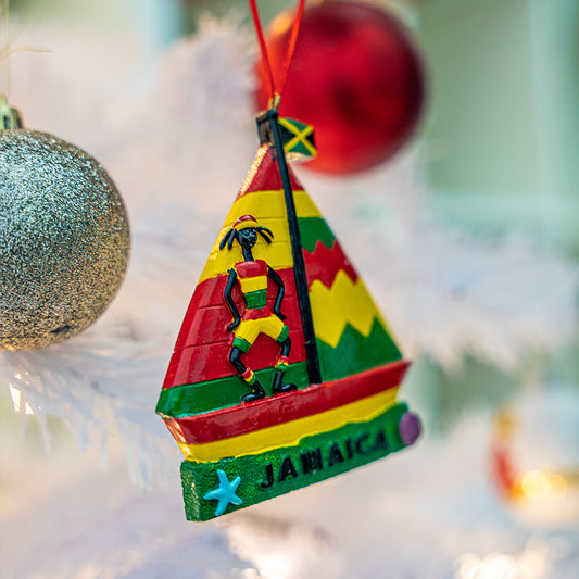 Sailboat Christmas ornament